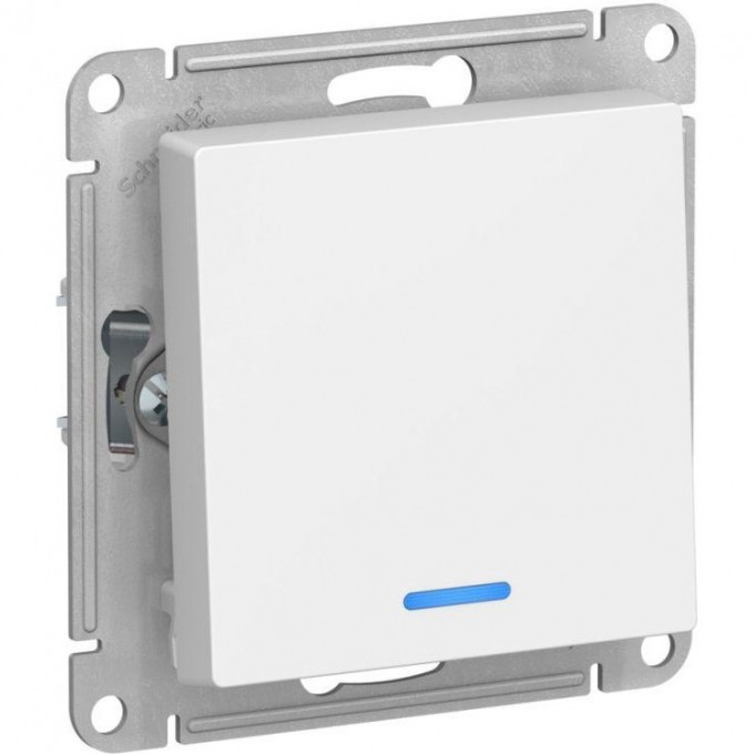 1-клавишный выключатель SCHNEIDER ELECTRIC ATLASDESIGN с подсветкой, лотос ATN001313 1-клавишный выключатель SCHNEIDER ELECTRIC ATLASDESIGN с подсветкой, лотос ATN001313