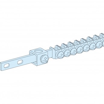2 шинки заземления SCHNEIDER ELECTRIC LINERGY, 12 модулей