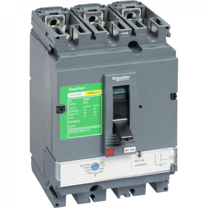 Автоматический выключатель 3P SCHNEIDER ELECTRIC EASYPACT CVS250F 36КА TM160D LV525331 Автоматический выключатель 3P SCHNEIDER ELECTRIC EASYPACT CVS250F 36КА TM160D LV525331