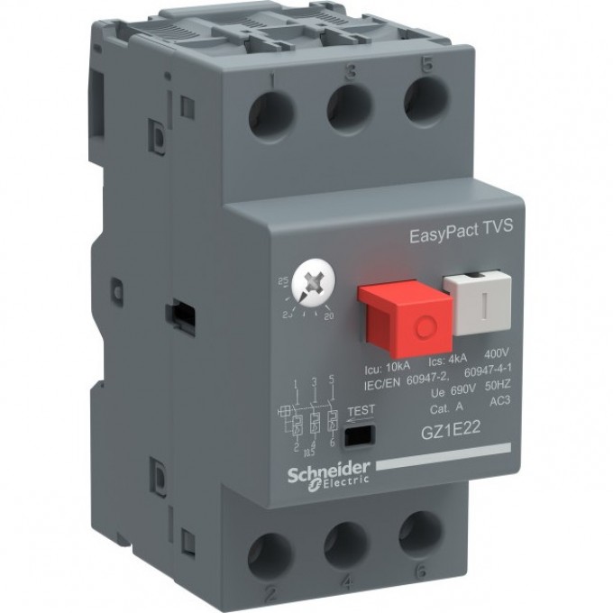 Автоматический выключатель SCHNEIDER ELECTRIC EASYPACT TVS 3Р 20-25A GZ1E22 Автоматический выключатель SCHNEIDER ELECTRIC EASYPACT TVS 3Р 20-25A GZ1E22