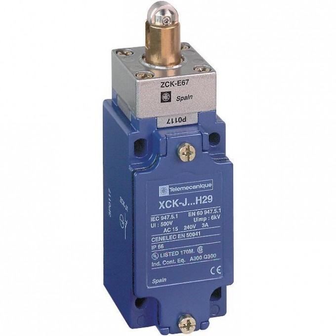 Концевой выключатель плунжер SCHNEIDER ELECTRIC OSISENSE XC XCKJ167H29 Концевой выключатель плунжер SCHNEIDER ELECTRIC OSISENSE XC XCKJ167H29