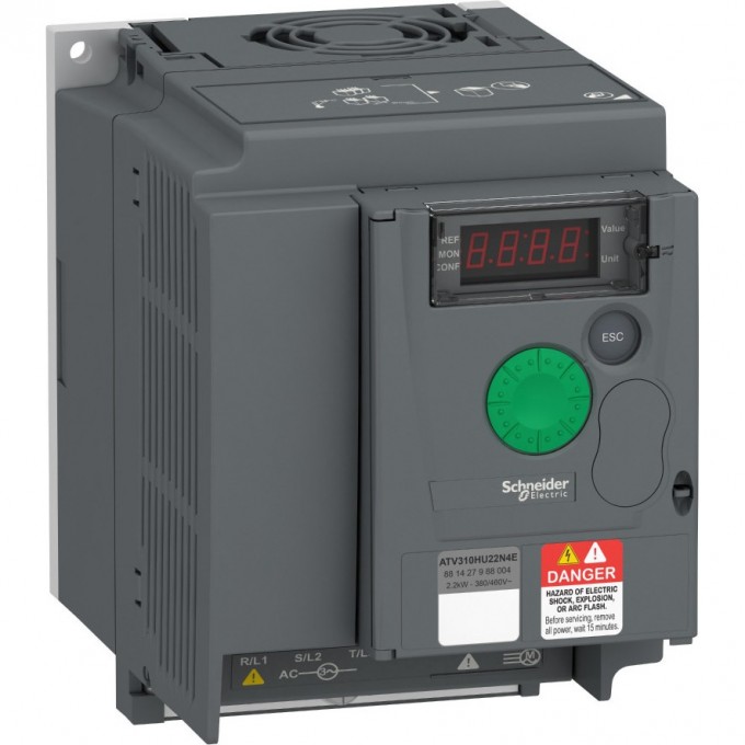 Преобразователь частоты SCHNEIDER ELECTRIC ALTIVAR 310 2,2кВт 380В 3ф ATV310HU22N4E Преобразователь частоты SCHNEIDER ELECTRIC ALTIVAR 310 2,2кВт 380В 3ф ATV310HU22N4E