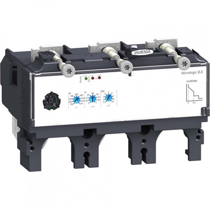Расцепитель SCHNEIDER ELECTRIC MicroLogic 2.3 для ComPact NSX 400/630 электронный, 250A, 3П3Т LV432082 Расцепитель SCHNEIDER ELECTRIC MicroLogic 2.3 для ComPact NSX 400/630 электронный, 250A, 3П3Т LV432082