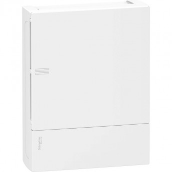 Щит навесной SCHNEIDER ELECTRIC MINI PRAGMA с белой дверцей 2РЯД/24МОД,IP40,IK07,63А,2 клеммы,Италия