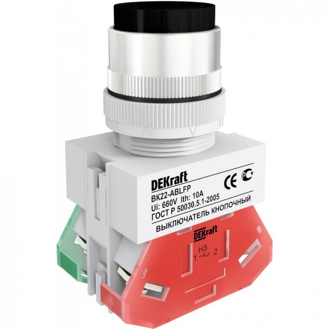 Выключатель кнопочный SCHNEIDER ELECTRIC DEKRAFT ABLFP ?22 мм Цвет:ЧЕРНЫЙ 220В ВK-22 25018DEK Выключатель кнопочный SCHNEIDER ELECTRIC DEKRAFT ABLFP ?22 мм Цвет:ЧЕРНЫЙ 220В ВK-22 25018DEK
