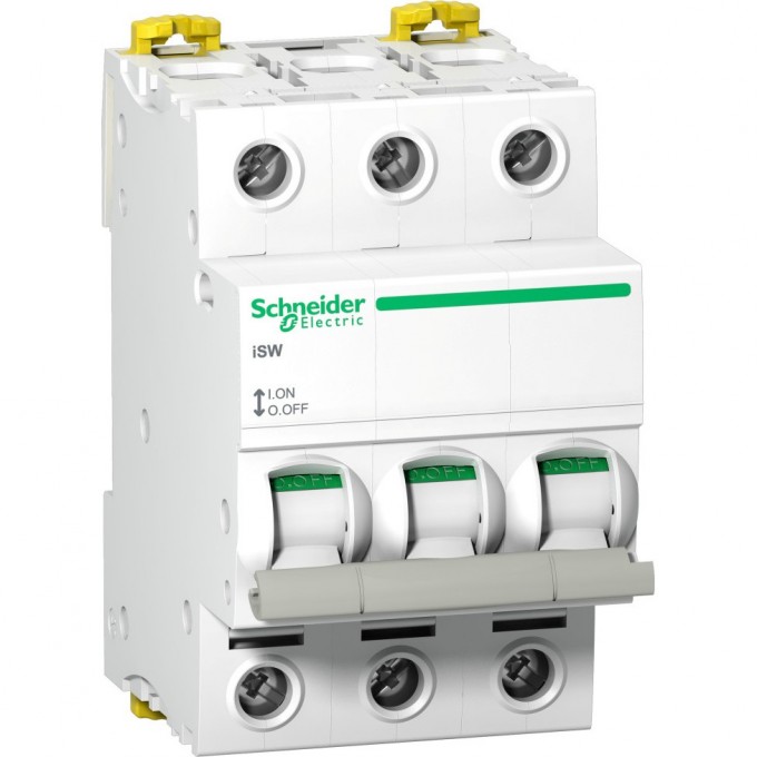 Выключатель нагрузки SCHNEIDER ELECTRIC ACTI 9 iSW 3П 100A A9S65391 Выключатель нагрузки SCHNEIDER ELECTRIC ACTI 9 iSW 3П 100A A9S65391