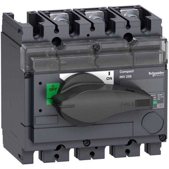 Выключатель-разъединитель SCHNEIDER ELECTRIC COMPACT INV100 3П 31160 Выключатель-разъединитель SCHNEIDER ELECTRIC COMPACT INV100 3П 31160