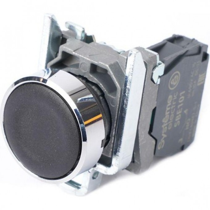 Кнопка модульная SCHNEIDER SB4 22мм 1НО черная SB4BA21 Кнопка модульная SCHNEIDER SB4 22мм 1НО черная SB4BA21