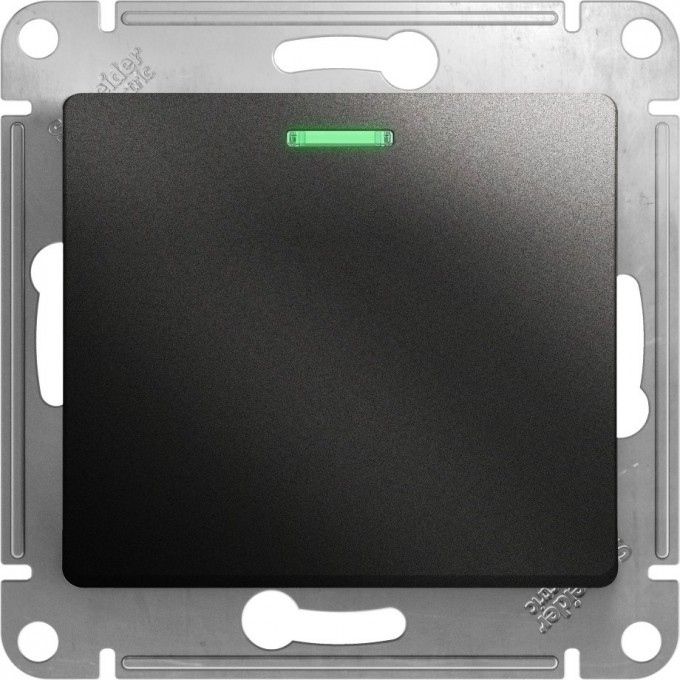 1-клавишный переключатель SCHNEIDER ELECTRIC GLOSSA с подсветкой, сх.6а, 10АХ, механизм, АНТРАЦИТ GSL000763 1-клавишный переключатель SCHNEIDER ELECTRIC GLOSSA с подсветкой, сх.6а, 10АХ, механизм, АНТРАЦИТ GSL000763