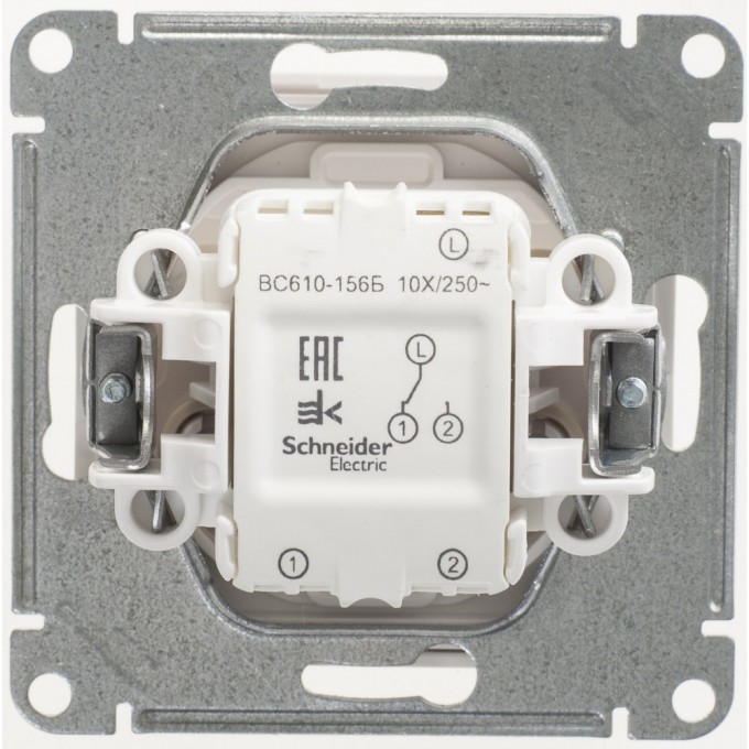 1-клавишный переключатель SCHNEIDER ELECTRIC W59, 10АХ, механизм, БЕЛЫЙ VS610-156-1-86 1-клавишный переключатель SCHNEIDER ELECTRIC W59, 10АХ, механизм, БЕЛЫЙ VS610-156-1-86