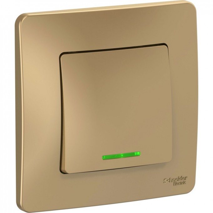 1-клавишный выключатель SCHNEIDER ELECTRIC BLANCA (cх.1) с подсветкой, 10А, 250B, ТИТАН BLNVS010114 1-клавишный выключатель SCHNEIDER ELECTRIC BLANCA (cх.1) с подсветкой, 10А, 250B, ТИТАН BLNVS010114