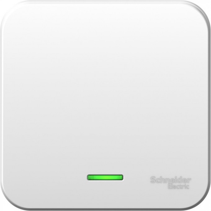 1-клавишный выключатель SCHNEIDER ELECTRIC BLANCA, с подсветкой, с монтажной пластиной, 10А, 250B, БЕЛЫЙ BLNVA101121 1-клавишный выключатель SCHNEIDER ELECTRIC BLANCA, с подсветкой, с монтажной пластиной, 10А, 250B, БЕЛЫЙ BLNVA101121