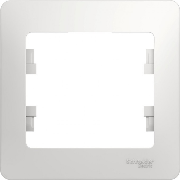 1-постовая рамка SCHNEIDER ELECTRIC GLOSSA, БЕЛЫЙ GSL000101 1-постовая рамка SCHNEIDER ELECTRIC GLOSSA, БЕЛЫЙ GSL000101