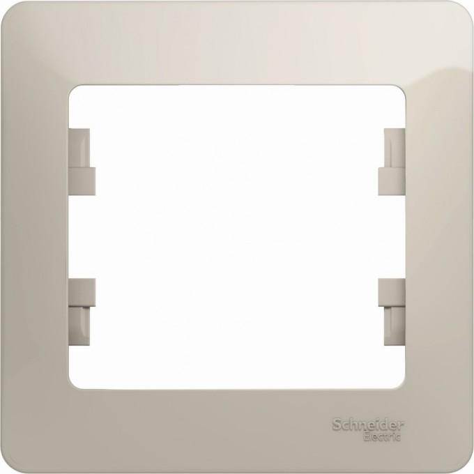 1-постовая рамка SCHNEIDER ELECTRIC GLOSSA, МОЛОЧНЫЙ GSL000901 1-постовая рамка SCHNEIDER ELECTRIC GLOSSA, МОЛОЧНЫЙ GSL000901