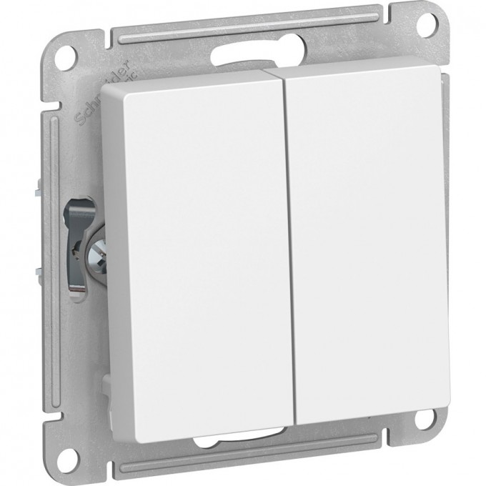2-клавишный переключатель SCHNEIDER ELECTRIC ATLASDESIGN 10АХ, механизм, БЕЛЫЙ ATN000165 2-клавишный переключатель SCHNEIDER ELECTRIC ATLASDESIGN 10АХ, механизм, БЕЛЫЙ ATN000165