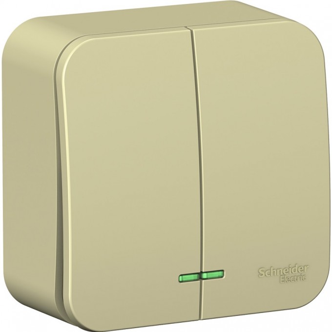 2-клавишный выключатель SCHNEIDER ELECTRIC BLANCA с подсветкой, с изолирующей пластиной, 10А, 250B, БЕЖЕВЫЙ BLNVA105117 2-клавишный выключатель SCHNEIDER ELECTRIC BLANCA с подсветкой, с изолирующей пластиной, 10А, 250B, БЕЖЕВЫЙ BLNVA105117