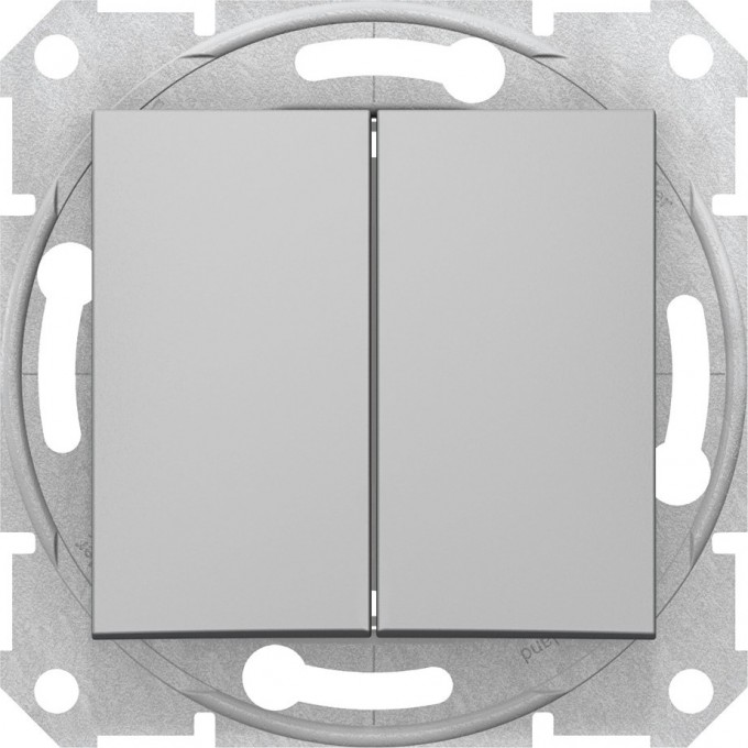 2-клавишный выключатель SCHNEIDER ELECTRIC SEDNA, сх.5а, 10А, 250В, АЛЮМИНИЙ SDN0300160 2-клавишный выключатель SCHNEIDER ELECTRIC SEDNA, сх.5а, 10А, 250В, АЛЮМИНИЙ SDN0300160