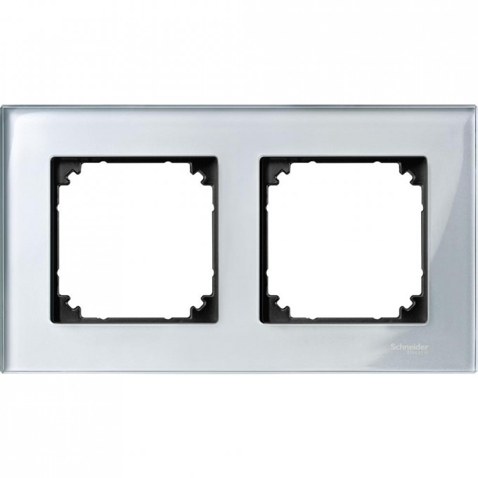 2-постовая рамка SCHNEIDER ELECTRIC MERTEN M-ELEGANCE стеклянная, АЛМАЗ, SM MTN4020-3260 2-постовая рамка SCHNEIDER ELECTRIC MERTEN M-ELEGANCE стеклянная, АЛМАЗ, SM MTN4020-3260