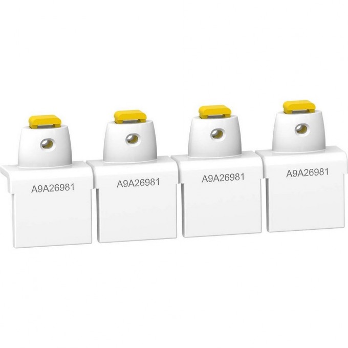 20 крышек винтов SCHNEIDER ELECTRIC ACTI9 по 4П (разделяемые) для iC60 iID A9A26981 20 крышек винтов SCHNEIDER ELECTRIC ACTI9 по 4П (разделяемые) для iC60 iID A9A26981