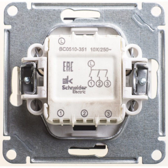 3-клавишный выключатель SCHNEIDER ELECTRIC W59, 10АХ, механизм, ЧЕРНЫЙ БАРХАТ VS0510-351-6-86 3-клавишный выключатель SCHNEIDER ELECTRIC W59, 10АХ, механизм, ЧЕРНЫЙ БАРХАТ VS0510-351-6-86