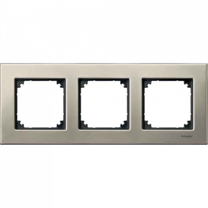 3-постовая рамка SCHNEIDER ELECTRIC MERTEN M-ELEGANCE металлическая, ТИТАН, SM MTN403305 3-постовая рамка SCHNEIDER ELECTRIC MERTEN M-ELEGANCE металлическая, ТИТАН, SM MTN403305