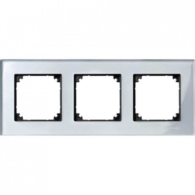 3-постовая рамка SCHNEIDER ELECTRIC MERTEN M-ELEGANCE стеклянная, АЛМАЗ, SM MTN4030-3260 3-постовая рамка SCHNEIDER ELECTRIC MERTEN M-ELEGANCE стеклянная, АЛМАЗ, SM MTN4030-3260