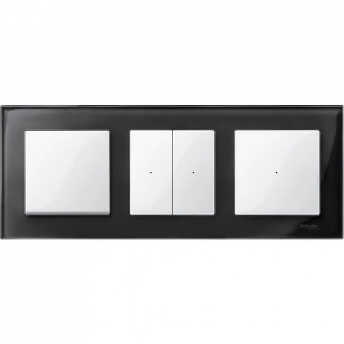 3-постовая рамка SCHNEIDER ELECTRIC MERTEN M-ELEGANCE стеклянная, ЧЕРНЫЙ ОНИКС, SM MTN404303 3-постовая рамка SCHNEIDER ELECTRIC MERTEN M-ELEGANCE стеклянная, ЧЕРНЫЙ ОНИКС, SM MTN404303