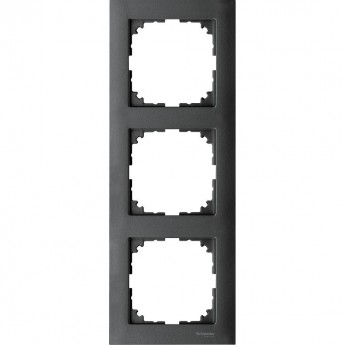 3-постовая рамка SCHNEIDER ELECTRIC MERTEN M-PURE, АНТРАЦИТ, SM