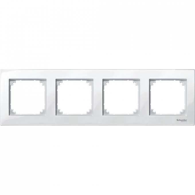 4-постовая рамка SCHNEIDER ELECTRIC MERTEN M-PLAN, ПОЛ.БЕЛЫЙ, SM MTN515419 4-постовая рамка SCHNEIDER ELECTRIC MERTEN M-PLAN, ПОЛ.БЕЛЫЙ, SM MTN515419