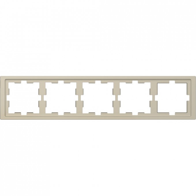 5-постовая рамка SCHNEIDER ELECTRIC MERTEN D-LIFE, САХАРА MTN4050-6533 5-постовая рамка SCHNEIDER ELECTRIC MERTEN D-LIFE, САХАРА MTN4050-6533