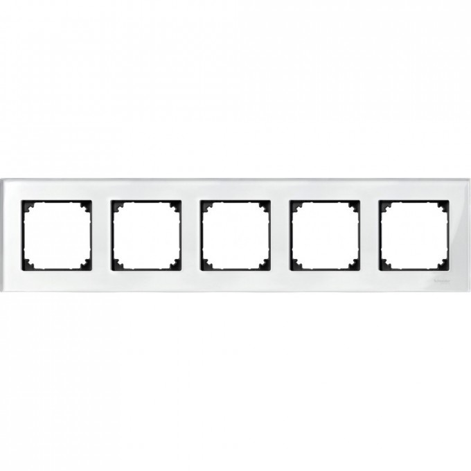 5-постовая рамка SCHNEIDER ELECTRIC MERTEN M-ELEGANCE стеклянная, БРИЛЛИАНТ, SM MTN404519 5-постовая рамка SCHNEIDER ELECTRIC MERTEN M-ELEGANCE стеклянная, БРИЛЛИАНТ, SM MTN404519