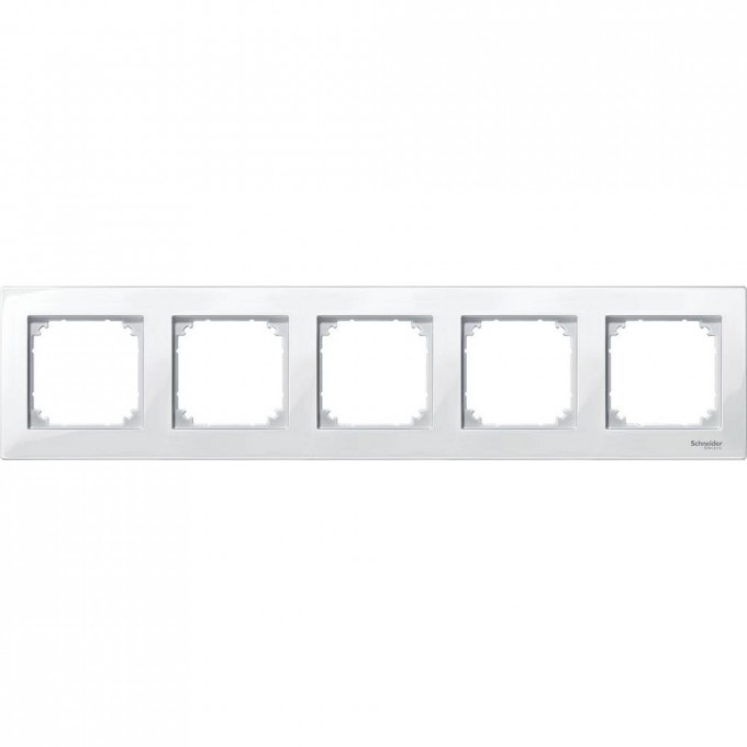 5-постовая рамка SCHNEIDER ELECTRIC MERTEN M-PLAN, ПОЛ.БЕЛЫЙ, SM MTN515519 5-постовая рамка SCHNEIDER ELECTRIC MERTEN M-PLAN, ПОЛ.БЕЛЫЙ, SM MTN515519