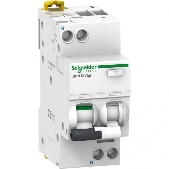 Автоматический выключатель дифференциального тока SCHNEIDER ELECTRIC ACTI 9 iDPN N VIGI 6KA 20A C 30MA A A9D32620 Автоматический выключатель дифференциального тока SCHNEIDER ELECTRIC ACTI 9 iDPN N VIGI 6KA 20A C 30MA A A9D32620