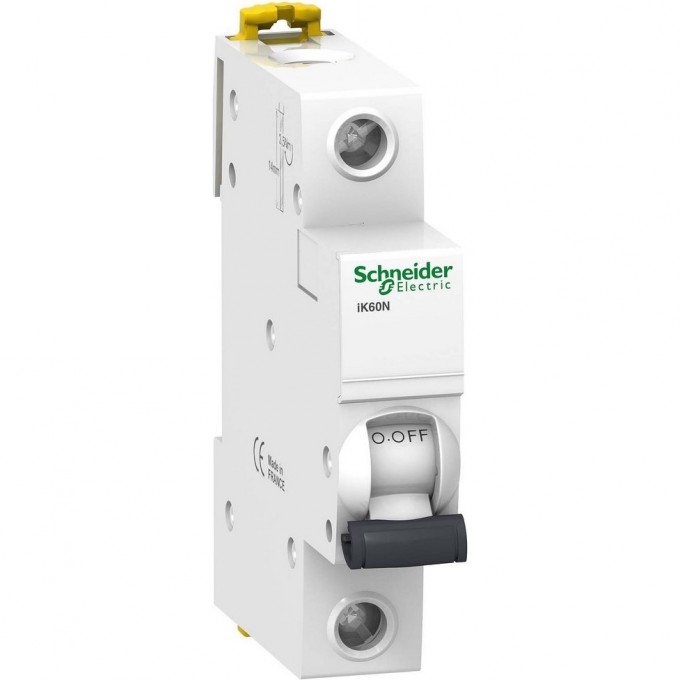 Автоматический выключатель SCHNEIDER ELECTRIC ACTI 9 iK60 1П 4A C A9K24104 Автоматический выключатель SCHNEIDER ELECTRIC ACTI 9 iK60 1П 4A C A9K24104