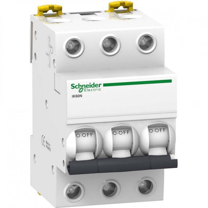 Автоматический выключатель SCHNEIDER ELECTRIC ACTI 9 iK60 3П 16A C A9K24316 Автоматический выключатель SCHNEIDER ELECTRIC ACTI 9 iK60 3П 16A C A9K24316