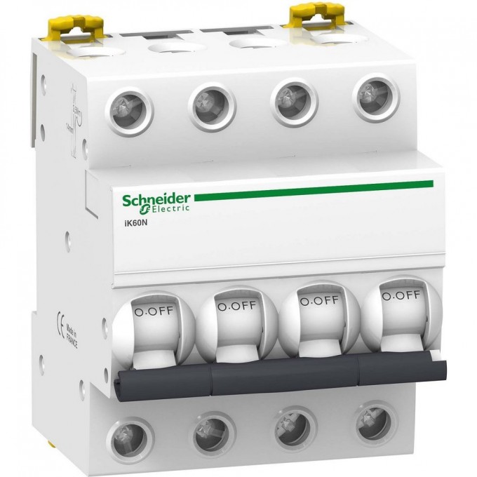 Автоматический выключатель SCHNEIDER ELECTRIC ACTI 9 iK60 4П 13A C A9K24413 Автоматический выключатель SCHNEIDER ELECTRIC ACTI 9 iK60 4П 13A C A9K24413