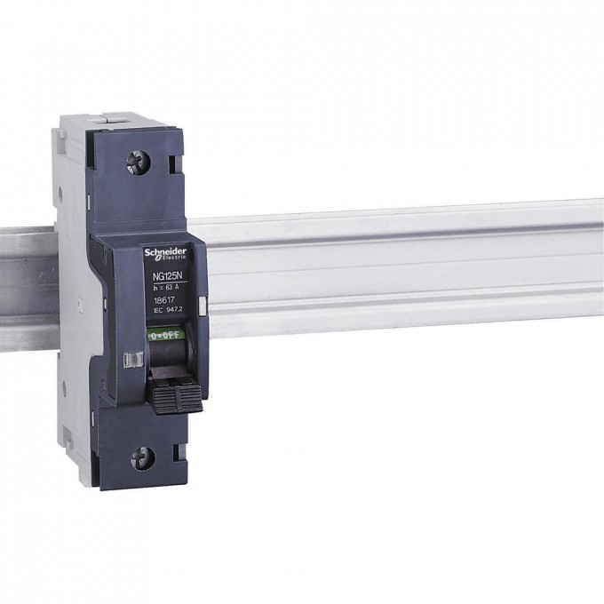 Автоматический выключатель SCHNEIDER ELECTRIC ACTI 9 NG125N 1П 32A C 18614 Автоматический выключатель SCHNEIDER ELECTRIC ACTI 9 NG125N 1П 32A C 18614