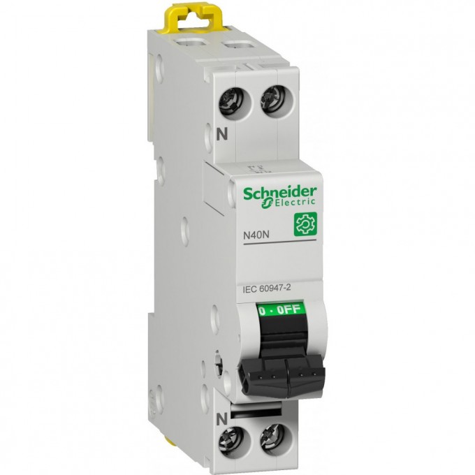 Автоматический выключатель SCHNEIDER ELECTRIC MULTI 9 N40N 1П+Н 10kA 2А С M9P22602 Автоматический выключатель SCHNEIDER ELECTRIC MULTI 9 N40N 1П+Н 10kA 2А С M9P22602
