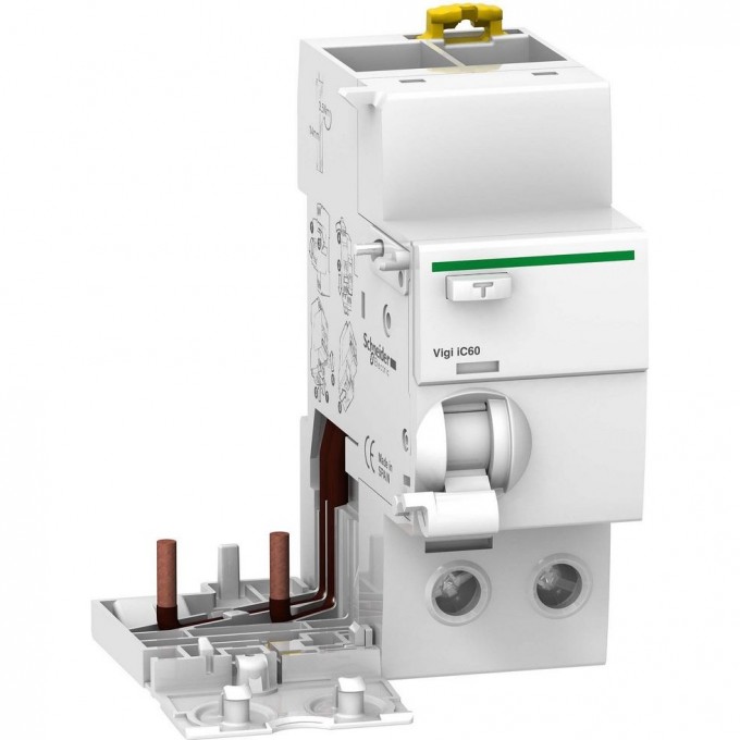 Блок дифференциальной защиты SCHNEIDER ELECTRIC ACTI 9 VIGI iC60 2П 63A 30mA AC-ТИП A9V41263 Блок дифференциальной защиты SCHNEIDER ELECTRIC ACTI 9 VIGI iC60 2П 63A 30mA AC-ТИП A9V41263