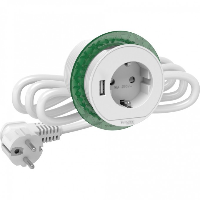 Блок розеточный SCHNEIDER ELECTRIC UNICA SYSTEM+ розетка (2К+З)+USB тип А БЕЛЫЙ INS44004 Блок розеточный SCHNEIDER ELECTRIC UNICA SYSTEM+ розетка (2К+З)+USB тип А БЕЛЫЙ INS44004