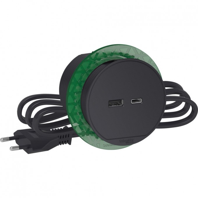 Блок розеточный SCHNEIDER ELECTRIC UNICA SYSTEM+ USB тип (А+С) АНТРАЦИТ INS44009 Блок розеточный SCHNEIDER ELECTRIC UNICA SYSTEM+ USB тип (А+С) АНТРАЦИТ INS44009
