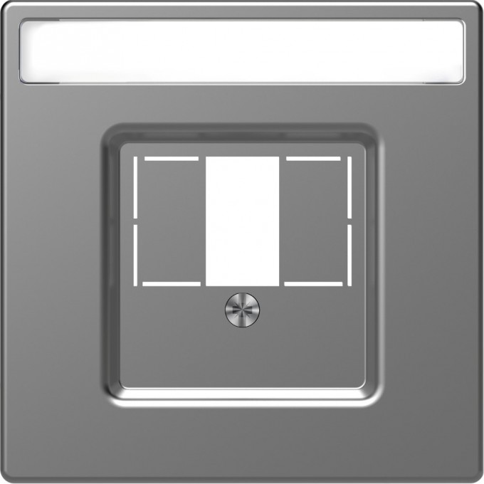 Центральная накладка SCHNEIDER ELECTRIC MERTEN D-LIFE для TAE/Audio, НЕРЖ. СТАЛЬ MTN4250-6036 Центральная накладка SCHNEIDER ELECTRIC MERTEN D-LIFE для TAE/Audio, НЕРЖ. СТАЛЬ MTN4250-6036