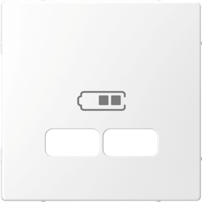 Центральная накладка SCHNEIDER ELECTRIC MERTEN D-LIFE для USB механизма 2,1А, БЕЛ. ЛОТОС MTN4367-6035 Центральная накладка SCHNEIDER ELECTRIC MERTEN D-LIFE для USB механизма 2,1А, БЕЛ. ЛОТОС MTN4367-6035