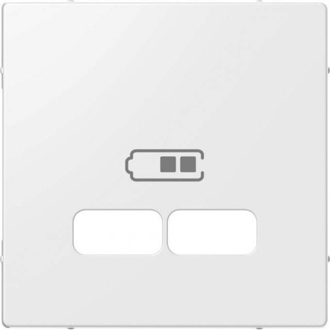 Центральная накладка SCHNEIDER ELECTRIC MERTEN для USB механизма 2,1А, ПОЛЯРНЫЙ БЕЛЫЙ, SM MTN4367-0319 Центральная накладка SCHNEIDER ELECTRIC MERTEN для USB механизма 2,1А, ПОЛЯРНЫЙ БЕЛЫЙ, SM MTN4367-0319