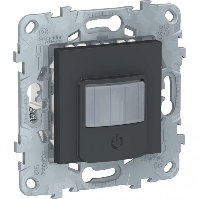 Датчик движения с выключателем SCHNEIDER ELECTRIC UNICA NEW, 10А, антрацит NU552554 Датчик движения с выключателем SCHNEIDER ELECTRIC UNICA NEW, 10А, антрацит NU552554