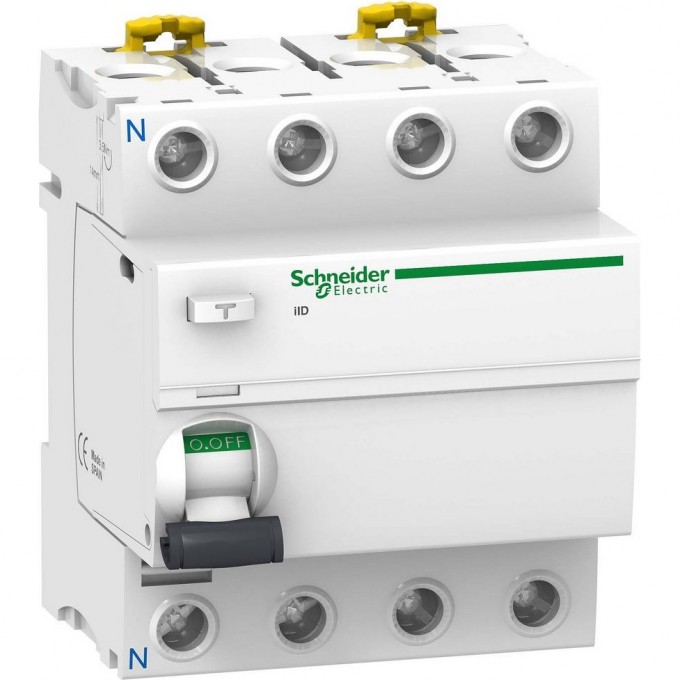 Дифференциальный выключатель (УЗО) SCHNEIDER ELECTRIC ACTI 9 iID 4П 63A 30mA A-ТИП A9R21463 Дифференциальный выключатель (УЗО) SCHNEIDER ELECTRIC ACTI 9 iID 4П 63A 30mA A-ТИП A9R21463