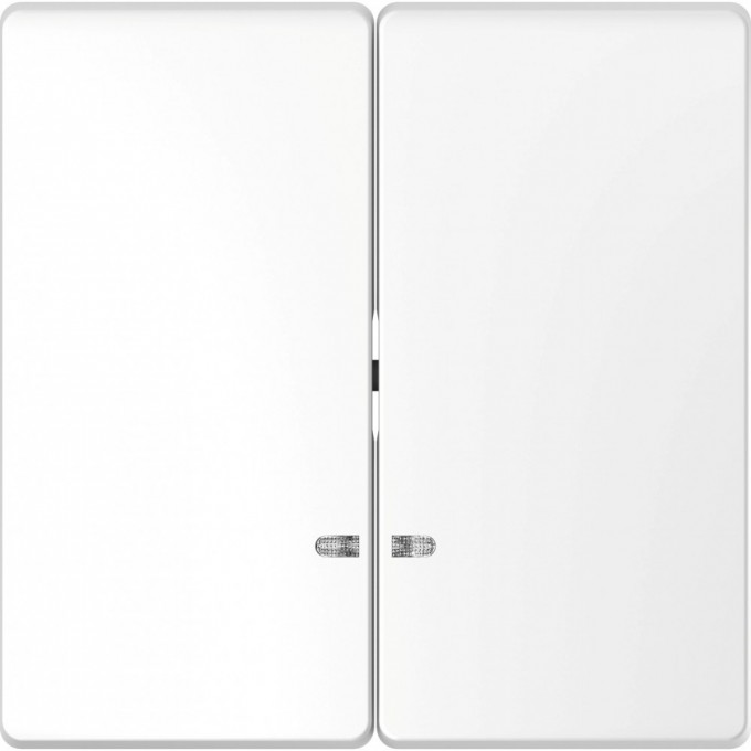 Клавиша двойная MERTEN D-LIFE с линзой для LED модуля, БЕЛ. ЛОТОС MTN3420-6035 Клавиша двойная MERTEN D-LIFE с линзой для LED модуля, БЕЛ. ЛОТОС MTN3420-6035