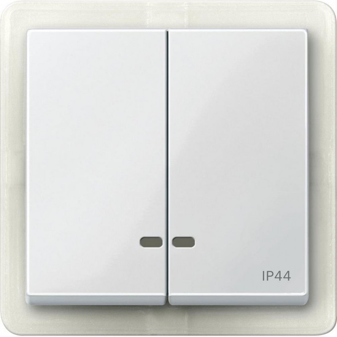 Клавиша двойная SCHNEIDER ELECTRIC MERTEN с окном для световой индикации IP44,ПОЛ.БЕЛЫЙ, SM MTN3424-0319 Клавиша двойная SCHNEIDER ELECTRIC MERTEN с окном для световой индикации IP44,ПОЛ.БЕЛЫЙ, SM MTN3424-0319