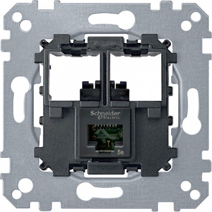 Механизм компьютерной розетки SCHNEIDER ELECTRIC MERTEN 1xRJ45 кат. 6 UTP MTN4576-0001 Механизм компьютерной розетки SCHNEIDER ELECTRIC MERTEN 1xRJ45 кат. 6 UTP MTN4576-0001