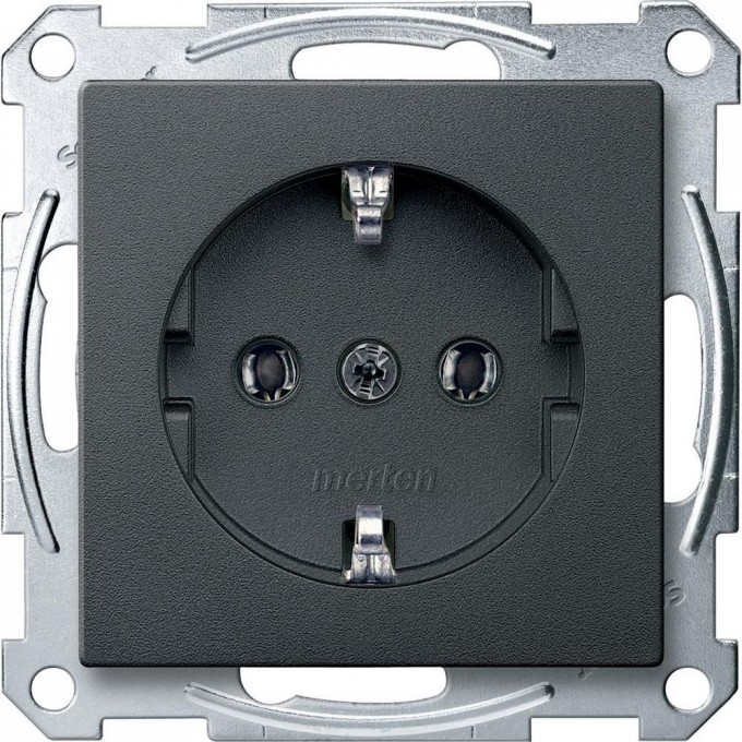 Механизм розетки SCHNEIDER ELECTRIC MERTEN б/шт, АНТРАЦИТ, QF SM MTN2301-0414 Механизм розетки SCHNEIDER ELECTRIC MERTEN б/шт, АНТРАЦИТ, QF SM MTN2301-0414